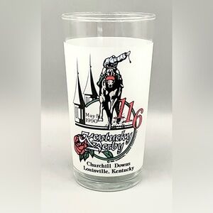 Vintage Official 116th Kentucky Derby Mint Julep Glass Churchill Downs 1990